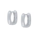 EARRINGS Real 18K Gold Plated Hoop Huggie Sterling Silver 925 Jewelry for Women