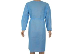Wholesale Threaded Sleeve L XL PE Non Woven Disposable Surgeon Gown from china suppliers