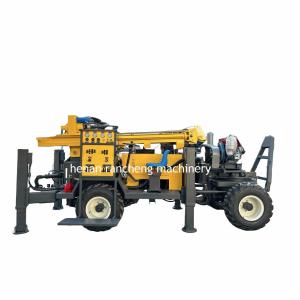 Wholesale Wheel Trailer Mounted Trailer Water Well Drilling Rig 180m Well Drilling Machine from china suppliers