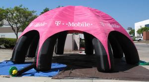 Wholesale Outdoor Advertising Inflatable Tent , Inflatable Spider Dome Tent with Legs from china suppliers