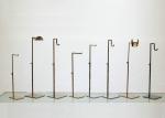 Metal Retail Handbag Holder Stand , Handbag Display Rack Adjustable Height