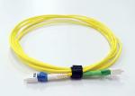 LC UPC SM 3.0mm Simplex Fiber Optic Cable , Lszh Optical Cable