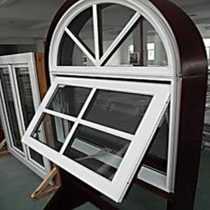 Wholesale 900x900mm Single Glazed Top Hung Awning Window UPVC Profile PVC Awning Glass Window from china suppliers