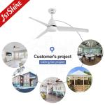 5 Speed 35W Modern 52 Inch Ceiling Fan With Light Remote Control