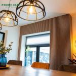 Listening Room Acoustical Wood Acoustic Slat Panels For Wall And Ceiling
