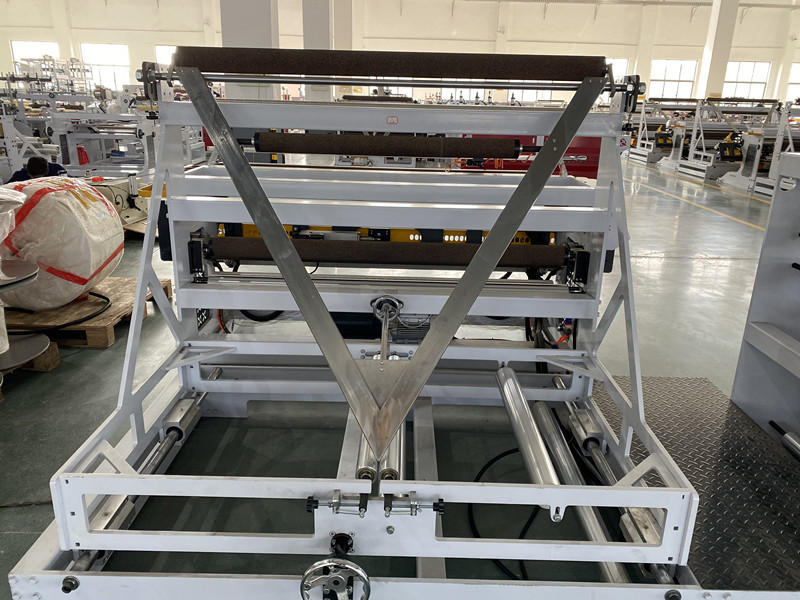 High Speed Soldered Film Folding Machine With Two Hot Line