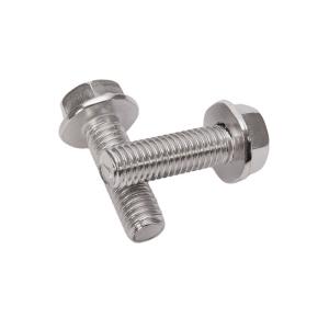 Wholesale Sliver Carriage Bolts Stainless Steel Hex Flange Bolt Grade A2-70/A4-80/304/316 Finish ZINC for Market from china suppliers