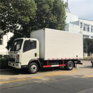 China 95km/H Light Duty Cargo Vans Box Truck 4x2 5 Ton Diesel Fuel Type on sale