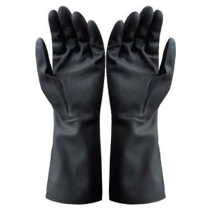 Wholesale 22 Mil Neoprene Chemical Gloves Flock Lined 13 Inches Neoprene Rubber Hand Gloves from china suppliers