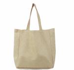 Printed 100% Cotton Fabric Tote Bag Large Capacity For Shopping