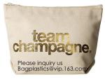 Promotional canvas hand carry makeup bag cosmetic organizer,natural canvas
