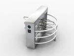 Automatic Rotary Half Height Turnstile Remote Control 304 Stainless Steel