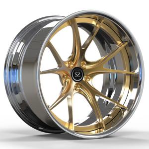 Wholesale Super Concave 21 Inches Audi Rs6 Two Piece Forged Wheels 5x112 from china suppliers