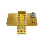 Copper Flange Golden RF KA Band Power Divider In Microwave Good Directivity