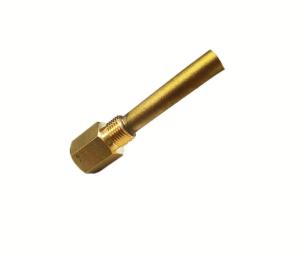 Wholesale 100mm Dive Brass Tube Fitting Welded For Pressure Gage from china suppliers