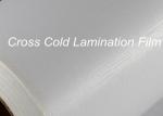 Flexible Cross Cold Laminating Film Semi Transparent 0.8mm
