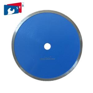 Wholesale Blue Marble Cutting Blade Circular Continuous Rim , Wet Diamond Saw Blade from china suppliers