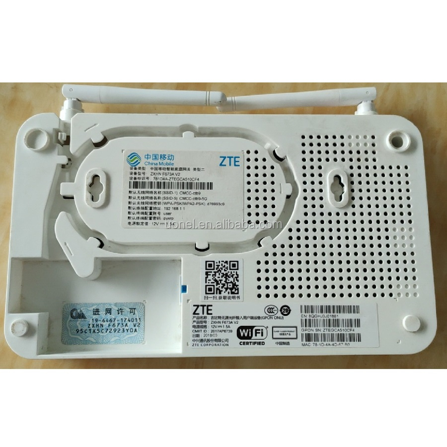 ZTE ZXHN F673A V2 F660 V5.2 GPON WIFI ZTE F660 SC APC ONT ONU F673A V9 F663N 6821M 5506-01A 140W-C 8245C 8326R 8345R H2-2 GM62