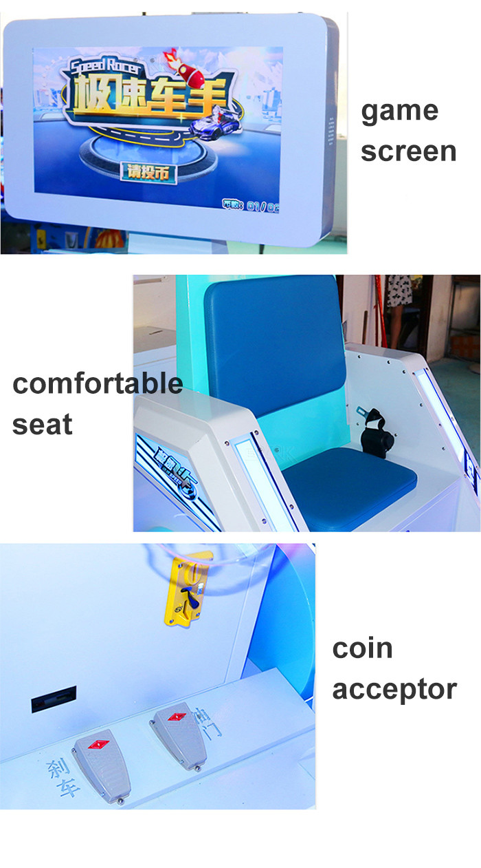 Speed Car Racing Game Machine Coin Operated Driving Simulator