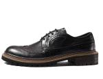 Men Flats Gommino Driving Shoes In Suede , Round Toe Mens Black Leather Loafer