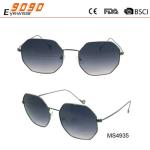 Sunglasses with metal frame, new fashionable designer style, UV 400 Protection