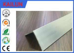 Wholesale 90 Degree Silver / Black Anodised Aluminium Angle With 10 - 15 um Coating Thick from china suppliers