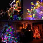 20m Solar Powered Waterproof LED Christmas String Lights For Party Wedding