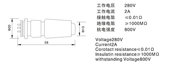 2-12pin Metal Electrical Connectors Space Saving Multiple Key Options