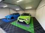 Rib Industrial Interlocking Floor Tiles 18mm Polypropylene Garage Flooring