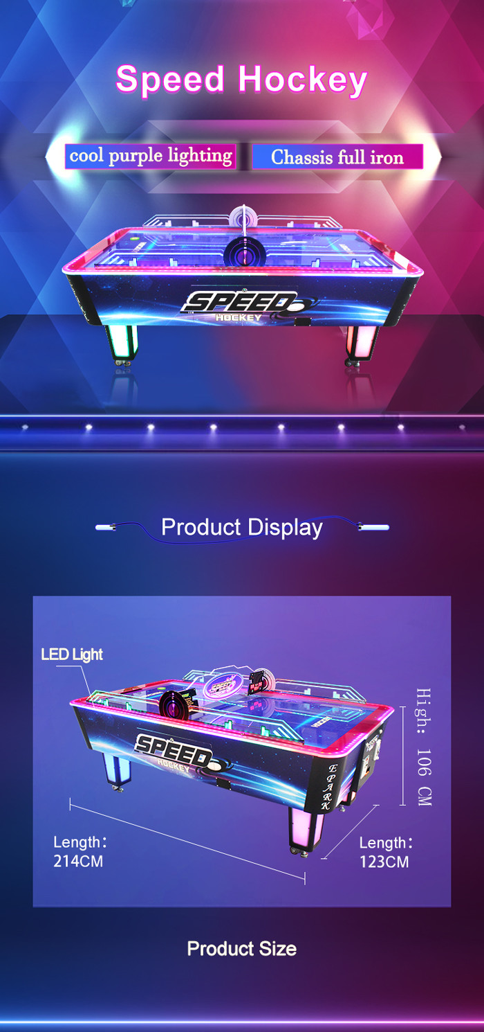 Fantasy Air Hockey table / Indoor Sports Arcade Electronic Desktop Coin Operated Hockey Game machine For Mall