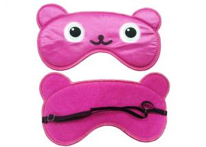 Wholesale Special Little Bear Design Sleep Blindfold Eye Mask Normal Size For Kids In Travel from china suppliers