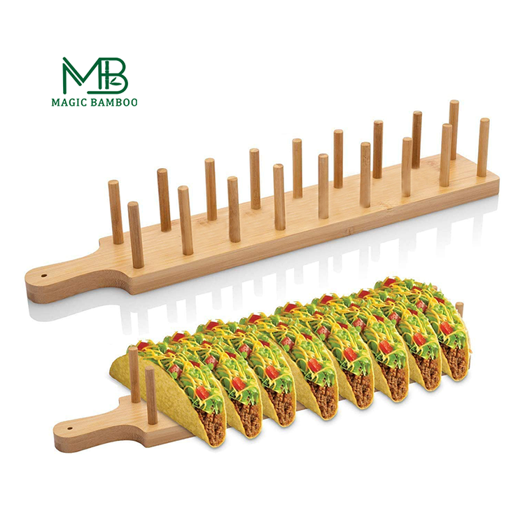 Customized Pattern Type Plateaux a tacos de forme ondulee for Mexican Restaurant