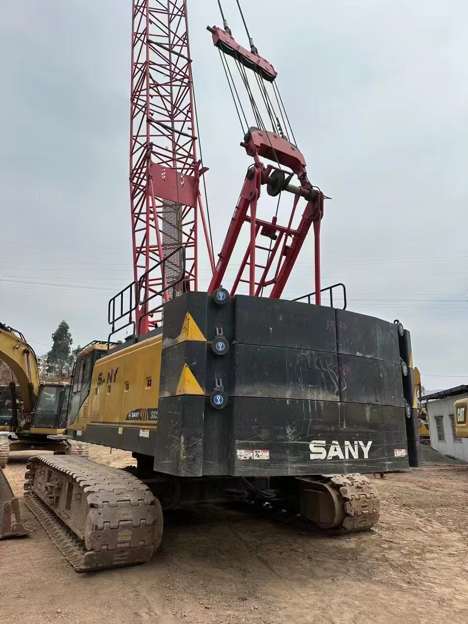 Used Second Hand Lattice 55 Ton Crawler Crane with Low Energy Requirements and ISO9001 Certification