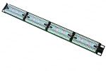 24 ports 19'' Category 5e network telephone UTP Patch Panel Suitable for Gigabit