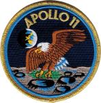 Sew On Custom Woven Badges Merrow Border Embroidery Nasa Badge