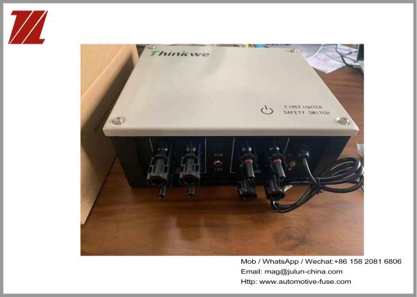 Solar Power Station Photovoltaic Firefighter Safety Switch For Family House Roof