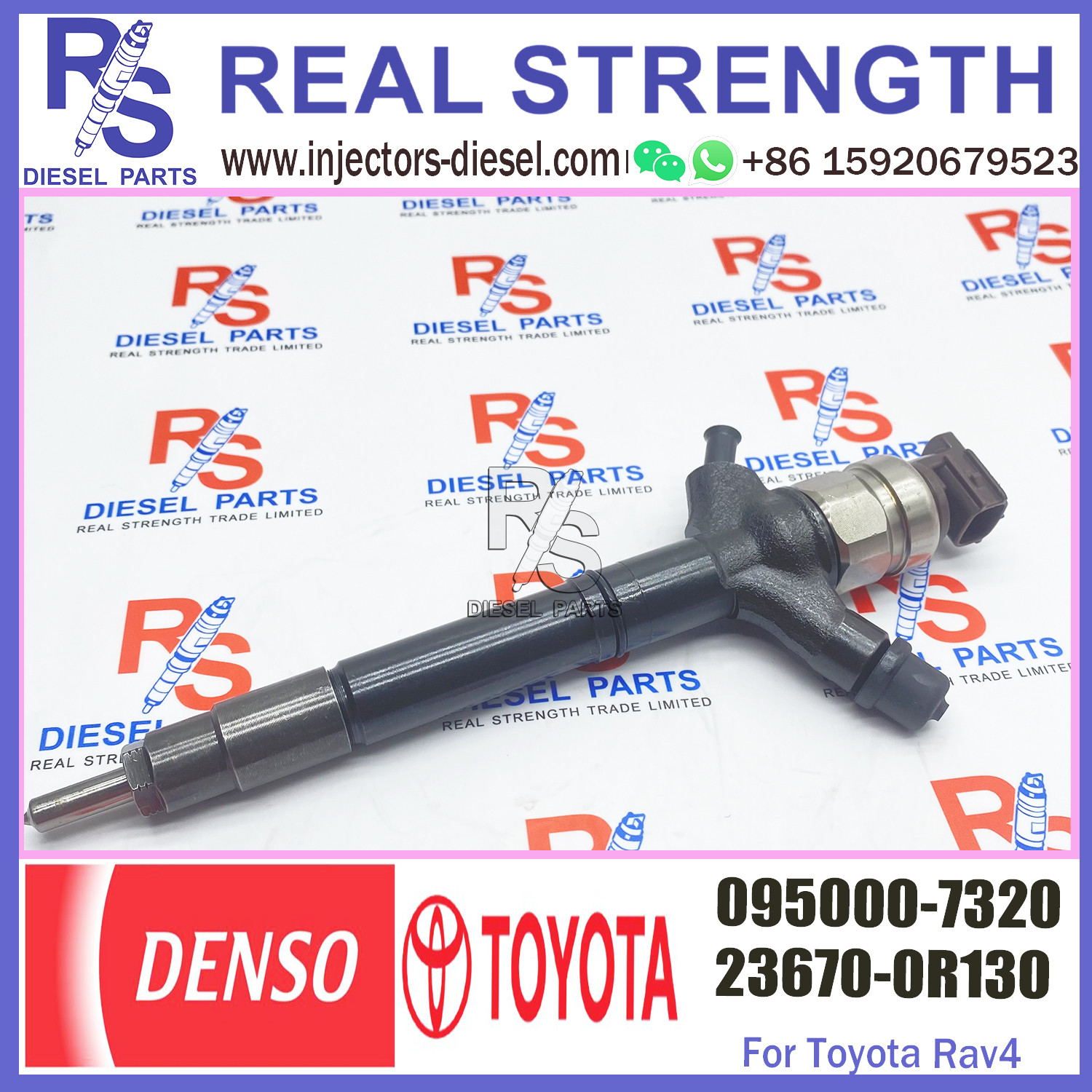 Diesel Fuel Injector 095000-7690 095000-7680 095000-7320 095000-7330 095000-6680 095000-6970 For TOYOTA 1AD-FTV 2AD-FTV
