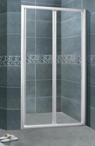 Wholesale Silver Aluminum Alloy Glass Shower Enclosures 5MM Clear Tempered CSI Certification from china suppliers
