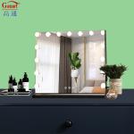 Extra LOGO Yes Large Vanity Led Makeup In Chrome Espejo Hollywood With Light