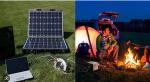 Black Monocrystalline Flexiable Solar Panel Kit 200W Portable Outdoor