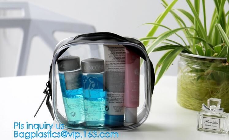 PVC Cosmetic Bag Makeup Brushes Bag Travel Wash Bag, Wash Cosmetic Bags Makeup Organizer Case MINI Hand