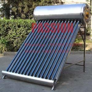 Wholesale 200L 304 Stainless Steel Solar Water Heater Non Pressure Vacuum Tube Collector from china suppliers