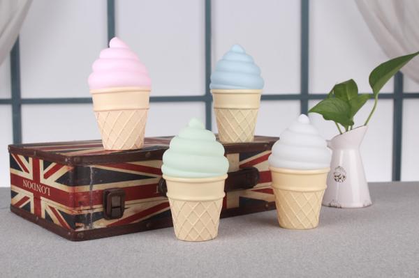 New Arrivals Colorful Icecream Shaped Small LED Night Light House Decorative