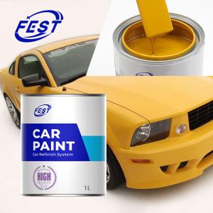 Wholesale 40-60um 2k Car Paint Yellow Spray Paint For Car Scratches from china suppliers