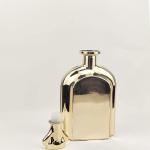 Glass Base Material Aromatherapy Bottle 300ml Gold Electroplated Perfume Oil