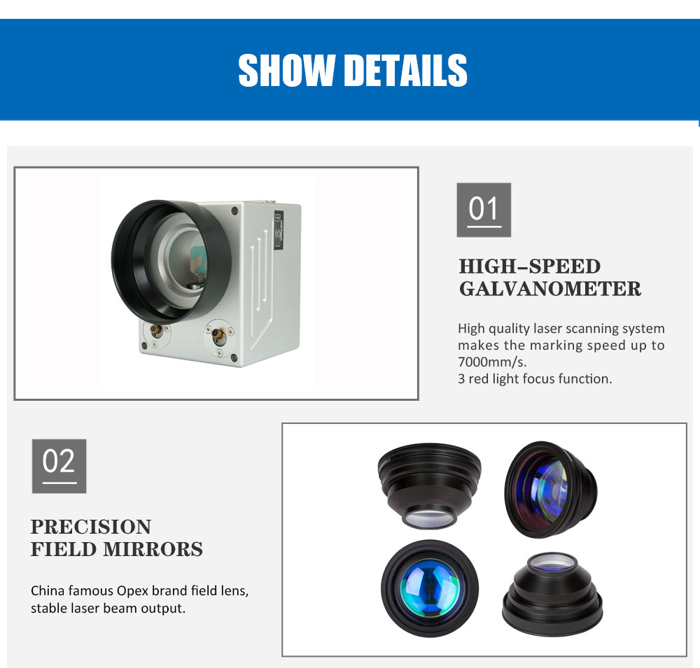 Mini Desktop 20W 30W 50W 100W MAX CO2 Laser Marking Machine