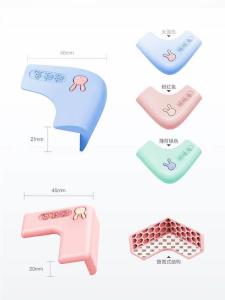 Wholesale Silicone Rabbit Children'S Collision Prevention Silicone Strip Protects Babies From Bumping Table Corner Soft Strip from china suppliers