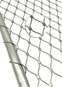 Wholesale Anti Acid Anti Alkali Balustrade Cable Mesh 4.0mm 80*80 Hole Anti Corrosion from china suppliers