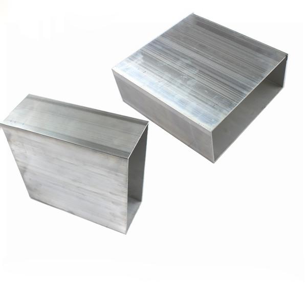 Quality 6060 6061 6063 Aluminium Tile Trim , Rectangle Aluminum Profile Tubing for sale