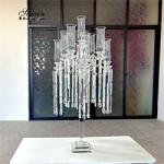 Wholesale Design Crystal Wedding Decoration Centerpiece Clear Candelabra With